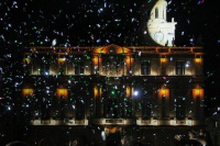 Illuminations de la façade de la Mairie