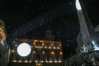 Illuminations de la façade de la Mairie
