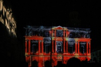 Illuminations de la façade de la Mairie